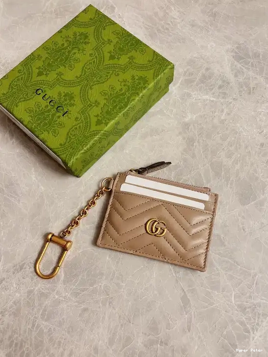 Hyperpeter GG Marmont wallet Gucci keychain 0704